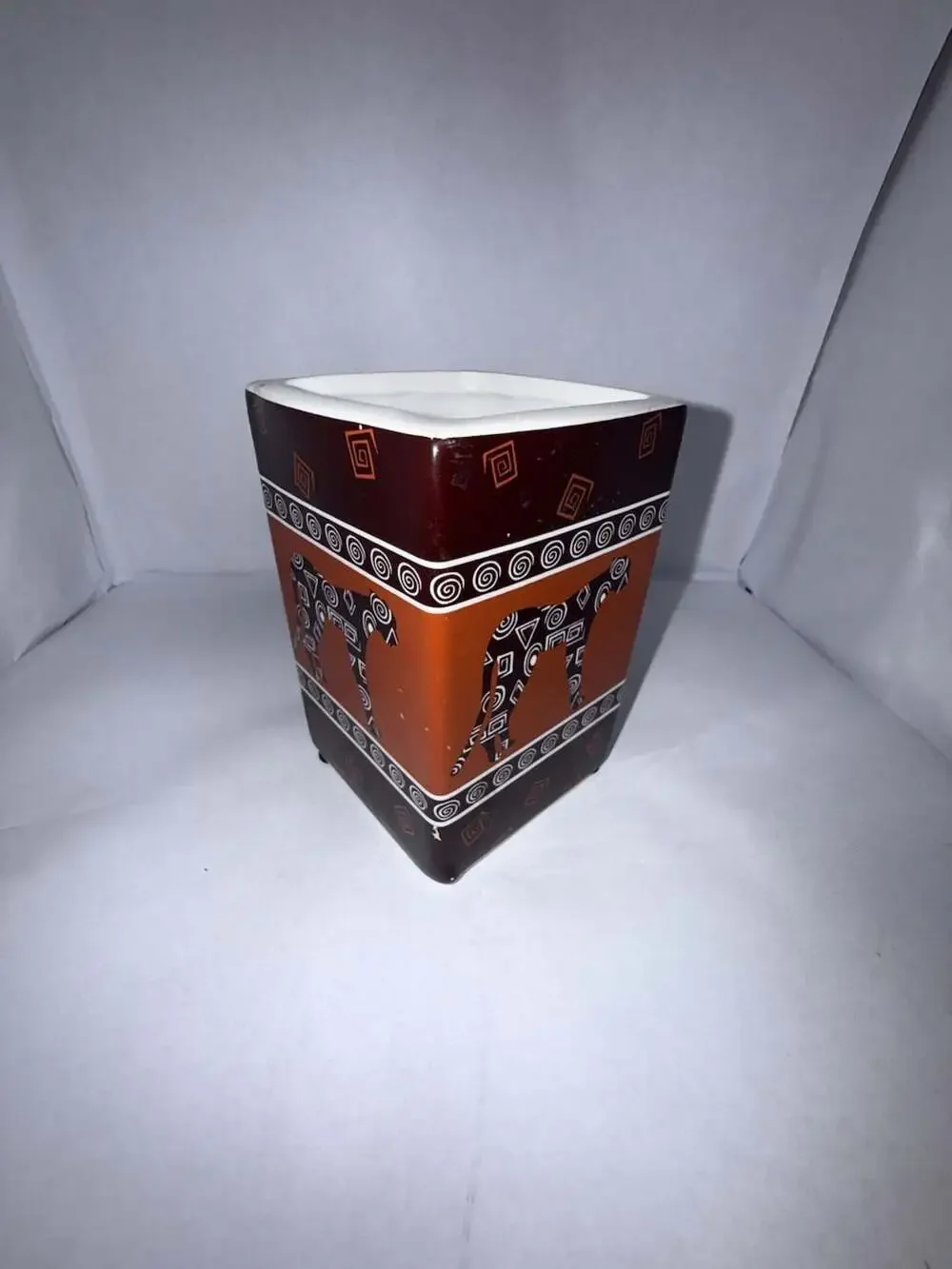 Tribal Print Ceramic planter
